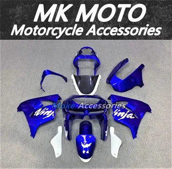 Комплект мотоциклетных обтекателей, пригодный для zx-9r 1998-1999 Ninja, новый комплект для кузова, высококачественная инъекция ABS, синий, белый