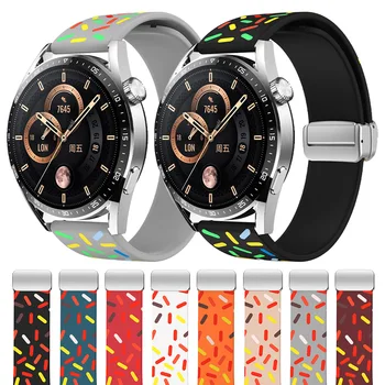 ремешок 20/22 мм Для Huawei Watch GT 3/2 Pro 46 мм 42 мм Watch 3 Pro Rainbow Correa Huawei Watch Ultimate/Buds/GTRunner Band Браслет