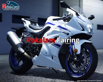 Для Suzuki GSXR1000 K17 2017 2018 2019 GSXR-1000 17 19 Бело-синий Комплект обтекателей для вторичного рынка мотоциклов (литье под давлением)