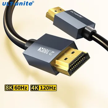 Кабель HDMI 2.1 2 м 8k60 Гц eARC HDCP HDMI шнур 4K120Hz 3 м 5 м для PS4/5 Xbox Series X Ноутбук проектор монитор