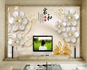 beibehang Ювелирные изделия для дома и красоты HD на заказ цветы изысканные цветочные украшения фон настенная живопись обои beibehang
