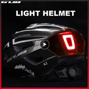 НОВЫЙ Велосипедный шлем со светодиодной подсветкой, Перезаряжаемый Велосипедный шлем с интегральной формовкой, Шлем для горного шоссейного велосипеда, Спортивная безопасная шляпа для мужчин