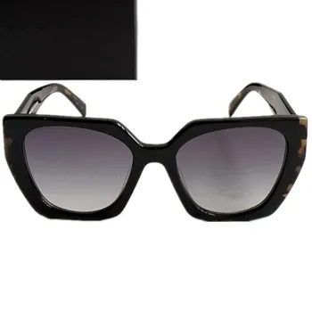 2023модель Солнцезащитные очки Cateye Butterfly UV400 для женщин Двойные Ацетатные Большие W15 55-19-140 HD Градиентные Тонированные Очки Модные Очки