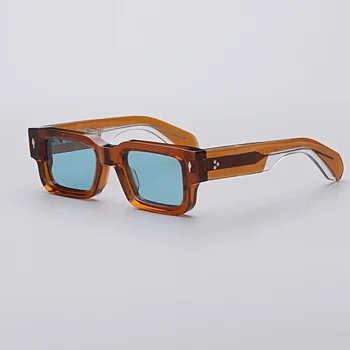 2023 JACQUES модный бренд квадратные солнцезащитные очки мужские высококачественные Ацетатные uv400, очки ручной работы, Тренд для женщин, JMM ASCARI