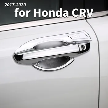 Автомобильная ручка, Защита Дверной чаши, Наклейки для украшения Дверной чаши, наклейки для Honda Crv CR-V 2017 2018 2020 Модифицированный D