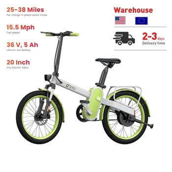 CAMORO DYU R1 20-дюймовый двухколесный Электрический велосипед 36V 250W Ebike E Cycle SUV Гибридный городской велосипед со скрытым аккумулятором