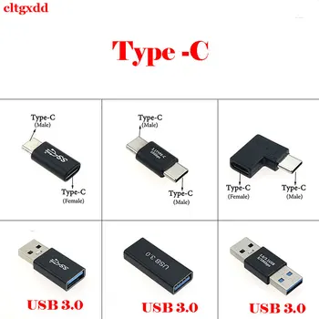 1 шт. разъем USB 3.1 Type C для подключения к USB A female B адаптер OTG Type C для подключения к USB 3.0 конвертер типа 