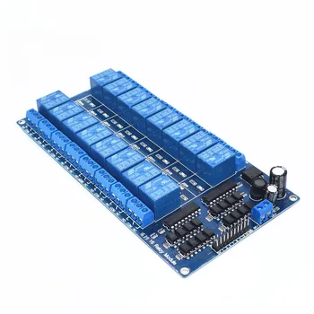 5шт 12V 16-канальный релейный модуль для arduino ARM PIC AVR DSP, электронная релейная пластина, Поясная изоляция оптрона