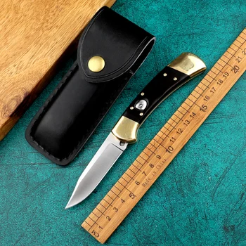 Складной Нож 440C, Портативный Открытый Маленький складной Нож, Инструмент для самообороны, EDC, Тактический универсальный Нож для выживания в кемпинге