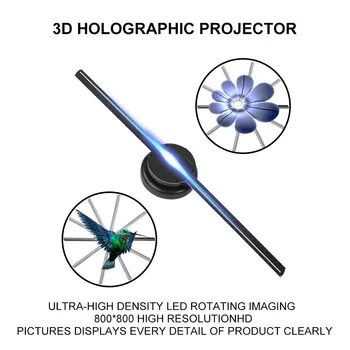 Новый 3D 224LED WiFi голографический проектор/голограмма вентилятора/Рекламная проекция