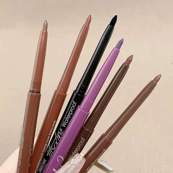 Гелевая ручка для подводки глаз, водонепроницаемый и не размазывающийся прочный тонкий карандаш