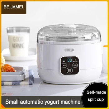 Электрическая йогуртница, Автоматический ферментер, Керамический контейнер для йогурта, Чашки для закваски рисового вина Natto