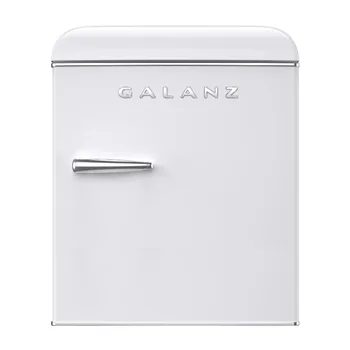 Мини-холодильник Galanz в стиле ретро объемом 1,7 кубических фута, белый, Estar, Новый