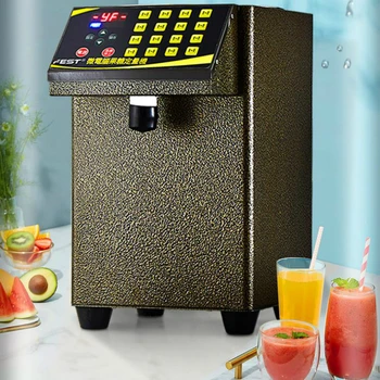 машина для количественного определения фруктозы на 16 сеток, автоматический дозатор фруктозы, дозатор кофейного сиропа, молока, чайный домик