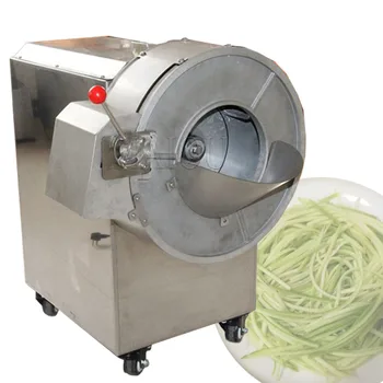 Коммерческая многофункциональная автоматическая машина для резки 220 В Электрическая Машина для нарезки картофеля, редиса, огурцов, измельчитель овощей