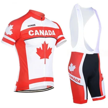 Команда Канады, летний мужской быстросохнущий комплект из джерси для велоспорта, канадский флаг, дышащая велосипедная одежда, MTB Ropa Ciclismo, Велосипедный майо