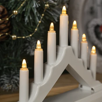 свечи, гирлянда для домашнего декора, праздничное освещение, огни для украшения комнаты, рождественские огни
