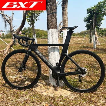 велосипед с рамой из углеродного волокна 700c 2x11 Скоростей, технология EPS, Дисковый тормоз, Рама из углеродного волокна, Дорожный велосипед