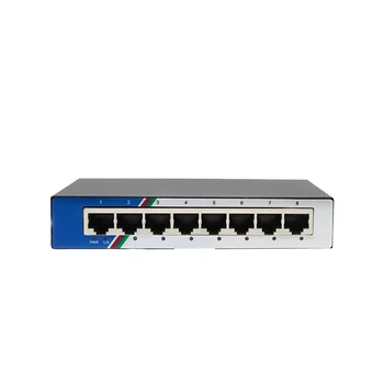 8-портовый гигабитный коммутатор Ethernet Smart Switcher, высокопроизводительный сетевой коммутатор 1000 Мбит/с Ethernet, концентратор RJ45, интернет-Разветвитель