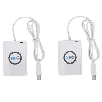 2X USB NFC Card Reader Писатель ACR122U-A9 Китай Бесконтактный RFID-Считыватель карт Windows Беспроводной NFC-Считыватель
