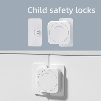 Детские замки безопасности, Дверной замок холодильника, многофункциональная защита от защемления рук Ребенком, Защита от дверного ящика домашнего шкафа