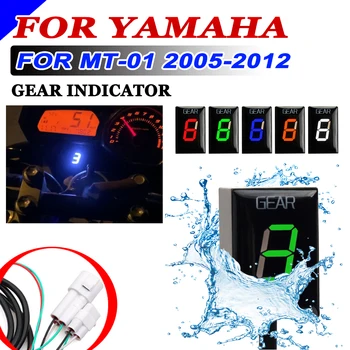 Для YAMAHA Mt-01 Mt01 2005-2009 2010 2011 2012 Mt 01 Специальные Аксессуары для мотоциклов Светодиодный Индикатор 1-6 Передач Измеритель скорости