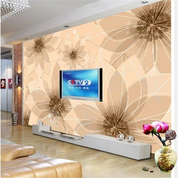 beibehang 3d стереоскопические фрески dream flower Европа ТВ фон 3d обои гостиная спальня фрески papel de parede