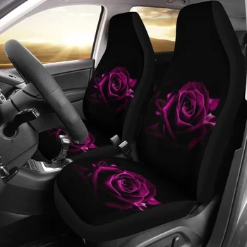 Самые красивые фиолетовые розы, чехлы для автомобильных сидений 210902, комплект чехлов для передних сидений
