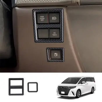  для Toyota Alphard 40 серии 2023 + ABS Многофункциональная кнопка управления Модификация рамы панели Аксессуары для внутренней отделки автомобиля