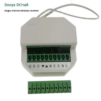 1PC MOQ DC114B 433 МГц 230 В одноканальный беспроводной приемник, трубчатый моторный приемник, подходящий для всех пультов дистанционного управления излучателем