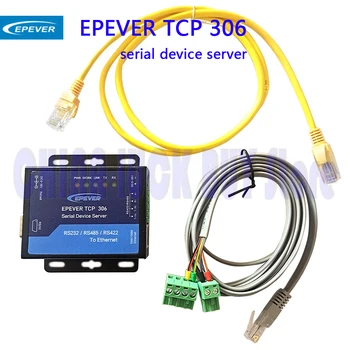 Сервер последовательных устройств EPEVER TCP 306 с солнечным контроллером EPEVER, инвертором и инвертором / зарядным устройством через порт RS485