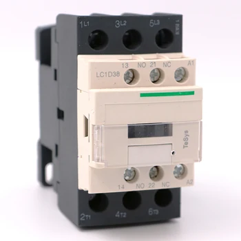 Электрический магнитный контактор переменного тока LC1D38F7 3P 3NO LC1-D38F7 38A 110V Катушка переменного тока