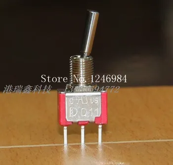 [SA] T8013U-C одинарная плоская ручка для напильника 3 фута 2 контакта 1MS1 маленький тумблер M6.35 покачал головой Q11 Deli Wei-50 шт./лот