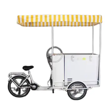 Автоматический Электрический Трехколесный Велосипед для взрослых с 3 Колесами, белая Педаль, 6 Скоростей, Классический Морозильный велосипед